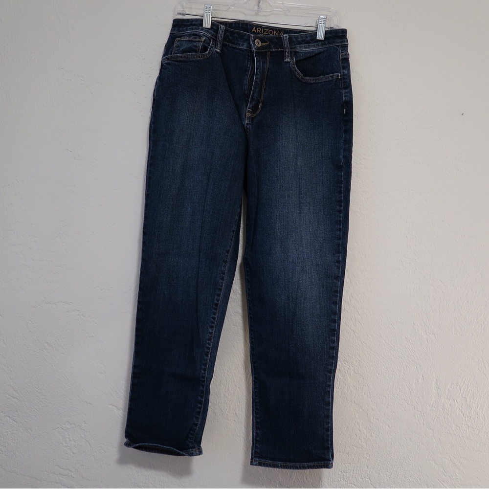 Arizona Mom Jeans Dark Wash